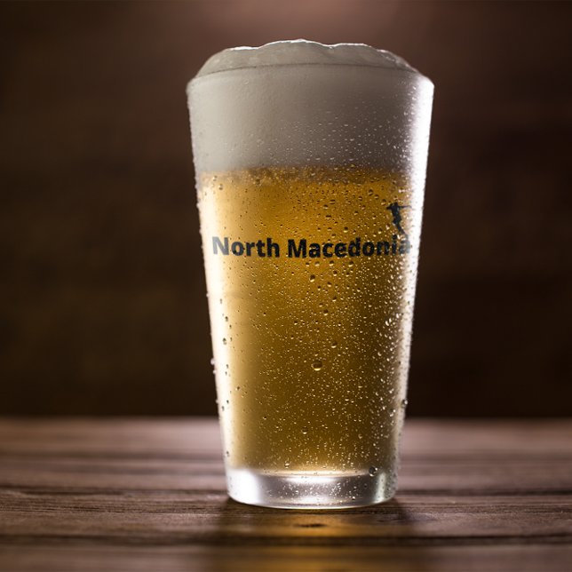 Copo De Pint Futebol da Macedônia do Norte (Criador carregado)