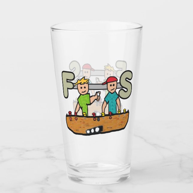 Copo De Pint Futebol da Mesa Foosball (Frente)