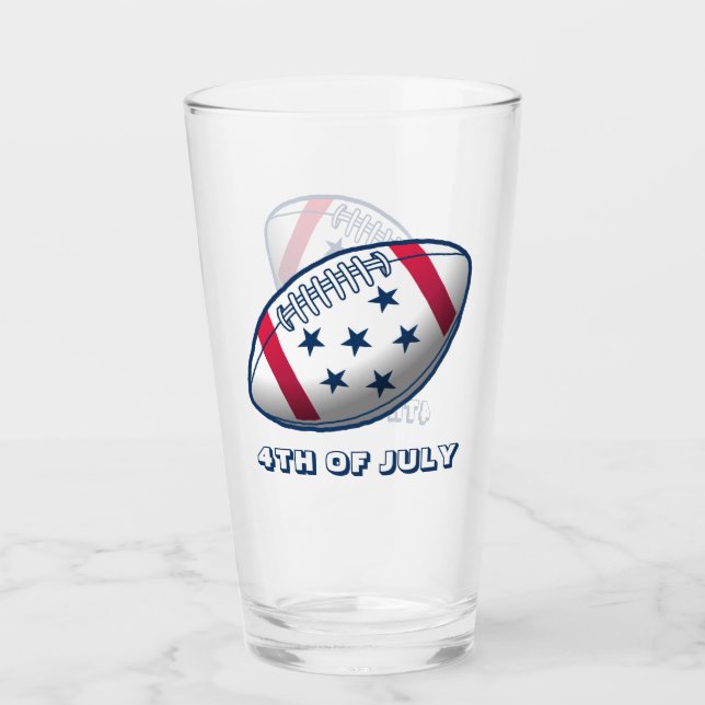 Copo De Pint Futebol de 4 de Julho (Frente)