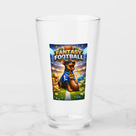 Copo De Pint Futebol fantástico com cachorro