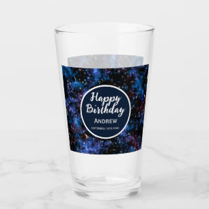 Copo De Pint Galáxias, estrelas e planetas coloridas