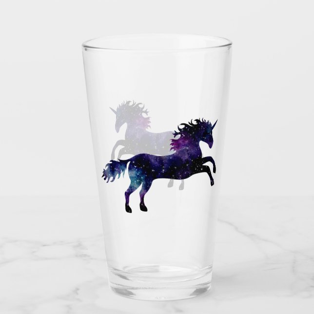 Copo De Pint Galaxy Unicorn (Frente)