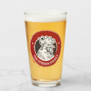 Copo De Pint Galeria Personalizada de Países do Chicken do NOME