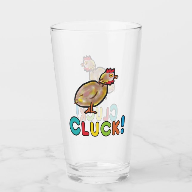 Copo De Pint Galinha Cluck (Frente)