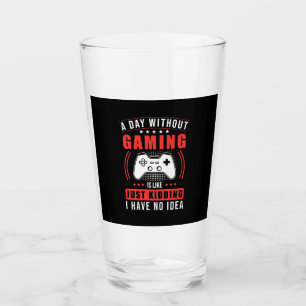 Copo De Pint Gamer Gift Um Dia Sem Jogos Não Tenho Ideia