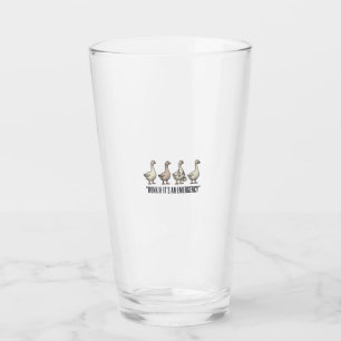 Copo De Pint Ganso Engraçado Buzina de Emergência Camisa Vintag