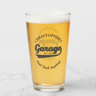 Copo De Pint Garagem Não Toque em Nada Dica-Beer