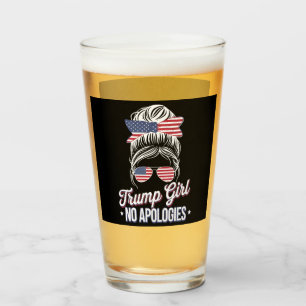 Copo De Pint Garota Trump Sem Desculpas Coque Desarrumado Retro