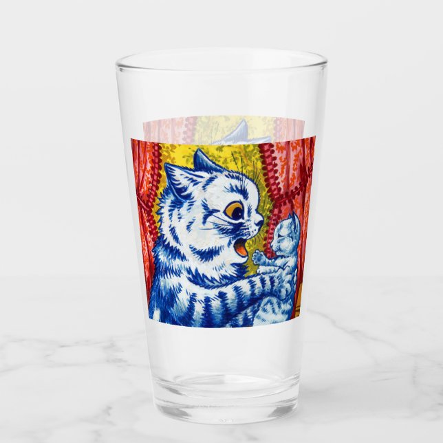 Copo De Pint Gata e Seus Gatinhos (Frente)