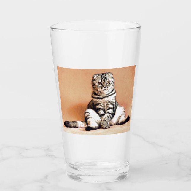 Copo De Pint Gatinho Bonito Desenterrado (Frente)