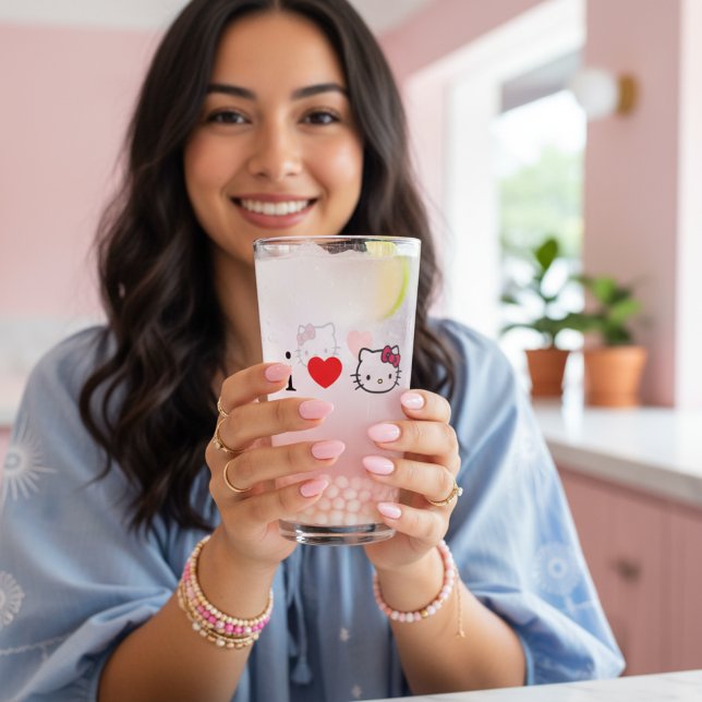 Copo De Pint Gatinho de Vidro (Criador carregado)