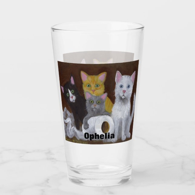 Copo De Pint Gatinhos Reproduzíveis (Frente)