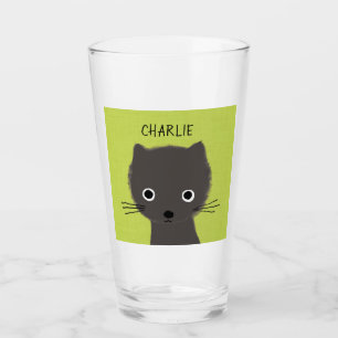 Copo De Pint Gato de Gatinho de Cinzas Bonitas Personalizado   