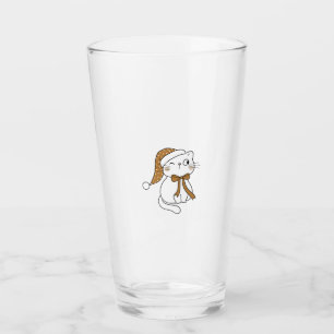Copo De Pint Gato de Inverno Piscando