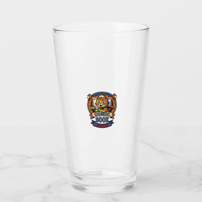 Copo De Pint Gato de Quadrinhos Presente para Mãe de Gato - Gat (Frente)