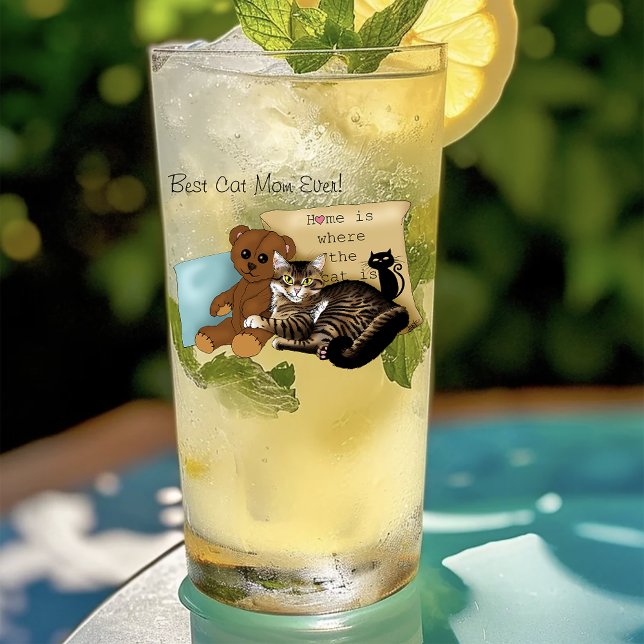 Copo De Pint Gato dia de as mães (Criador carregado)