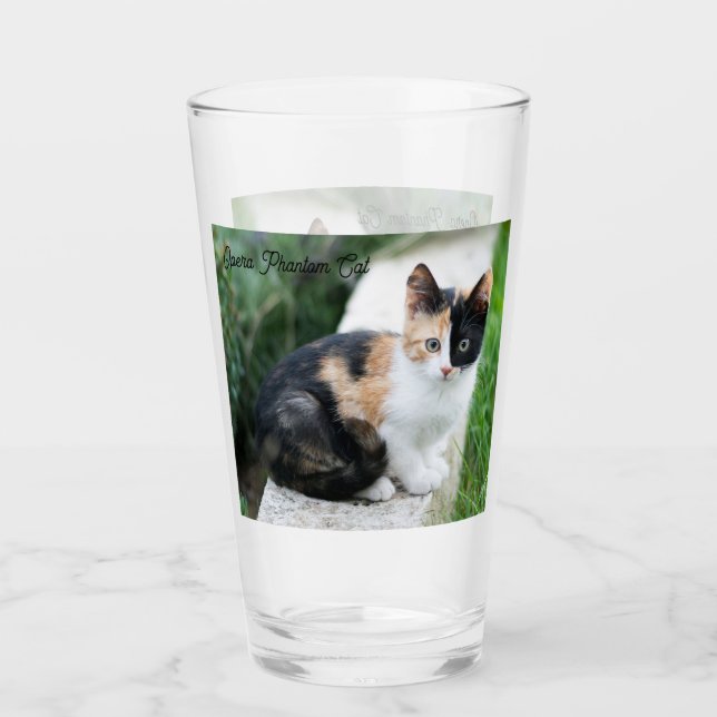 Copo De Pint Gato Fantasma da Ópera (Frente)