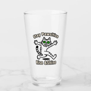 Copo De Pint Gato Fique Positivo