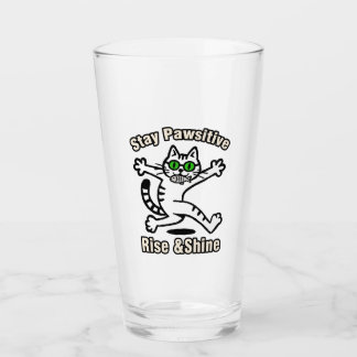 Copo De Pint Gato Fique Positivo