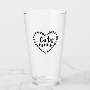 Copo De Pint Gato Mãe [tom claro] Garrafa de Água de Aço Ino