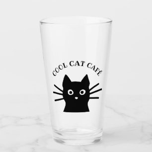 Copo De Pint Gato preto legal personalizado