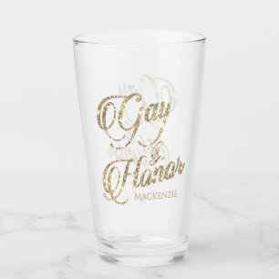 Copo De Pint Gay de Honra Manutenção Personalizada do Parti