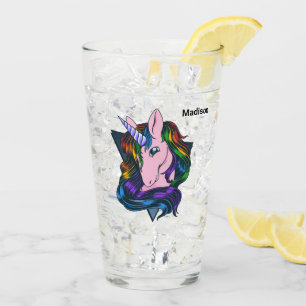 Copo De Pint Gay de Nome Personalizado Unicorn