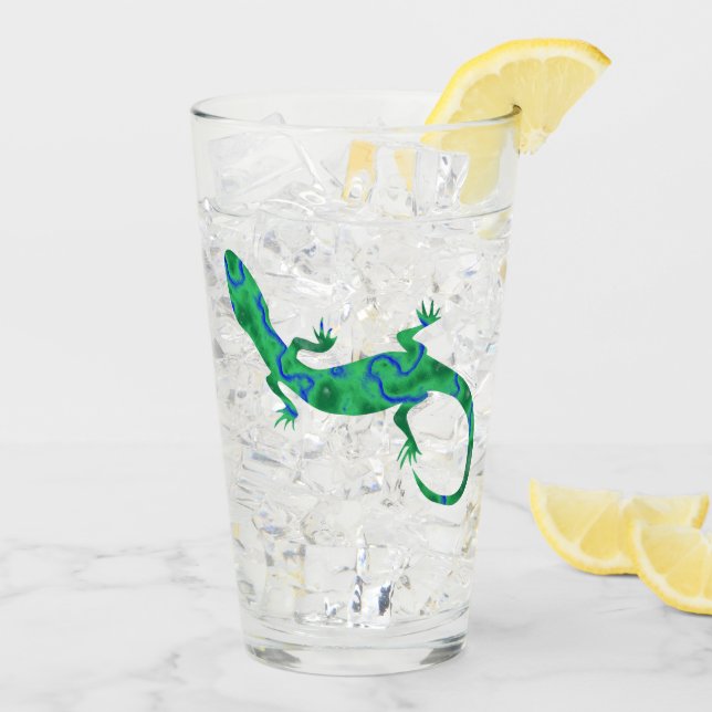 Copo De Pint Gecko Verde (Gelo traseiro)
