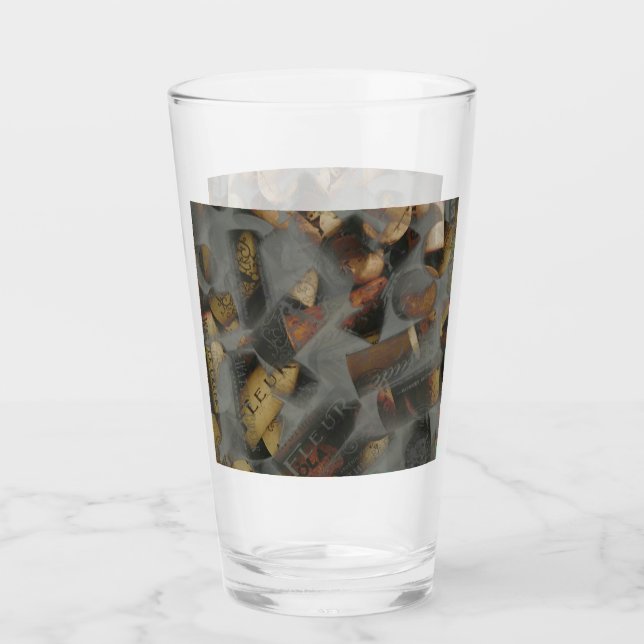 Copo De Pint Gelo Seco De Cortiça De Vinho (Frente)