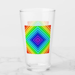 Copo De Pint Geometric Topography - Glass Cup