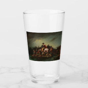 Copo De Pint George Washington atravessando o rio Delaware