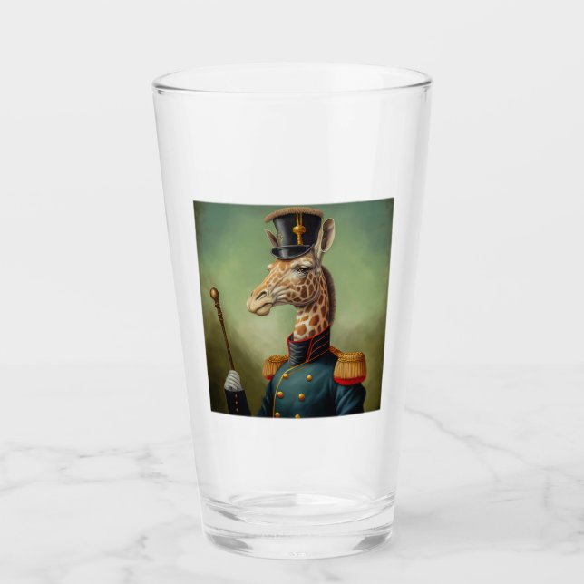 Copo De Pint Giraffe Glass Tumbler (Frente)