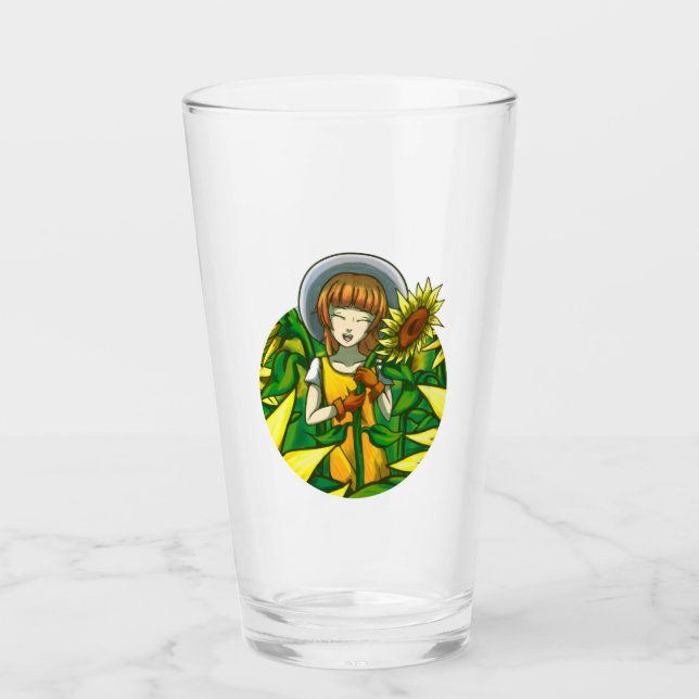 Copo De Pint Girassóis (Frente)