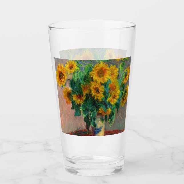 Copo De Pint Girassóis de Monet (Frente)