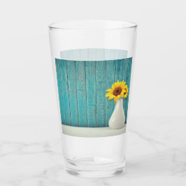 Copo De Pint Girassóis em um vaso