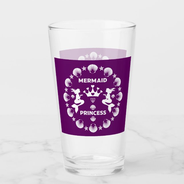 Copo De Pint Girl Mermaid Princess (Frente)