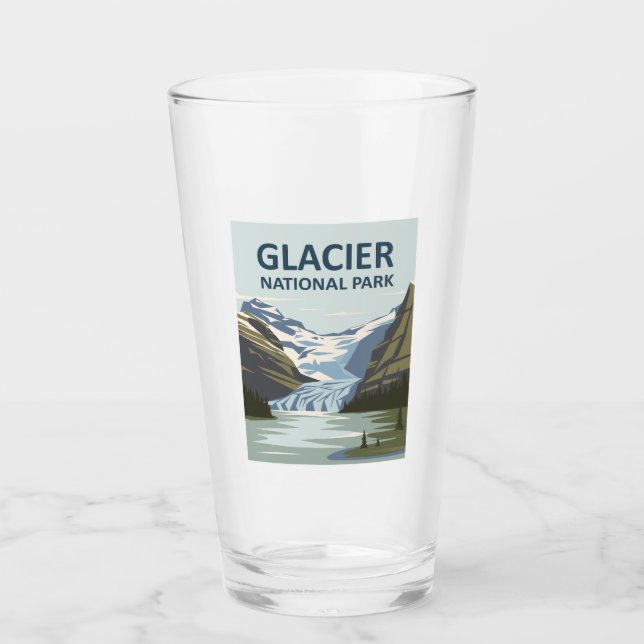 Copo De Pint Glacier National Park Viagem Art (Frente)
