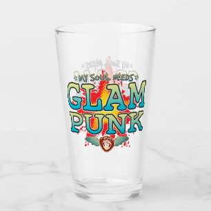 Copo De Pint Glam Punk Soul Glass Tumbler