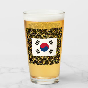 COPO DE PINT GLAS DE CERVEJA DA COREIA DO SUL