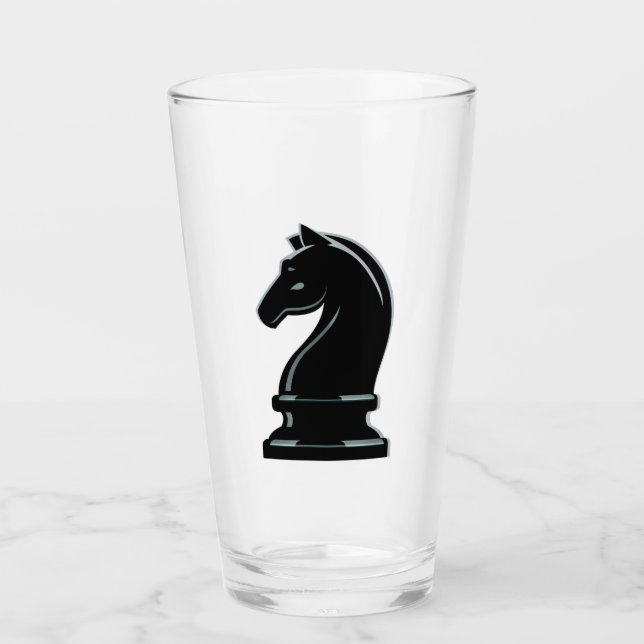 Copo De Pint Glass Tumbler Chess 16 onz (Frente)