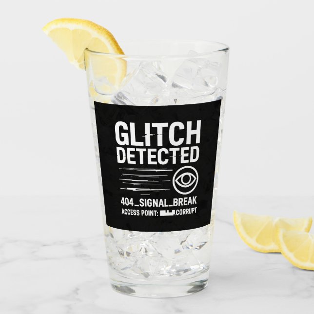 Copo De Pint GLITCH DETECTADO - Transmissão de Sinal Corrompida (Gelo frontal)