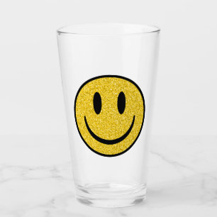Copo De Pint Glitter Smile Face