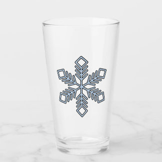 Copo De Pint Glitter Snowflake - Baby Blue Branches