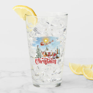 Copo De Pint Gnomo Bonito, Neve Celebrando Férias de Natal