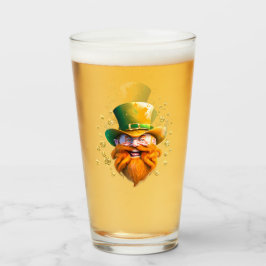 Copo De Pint Gnomo Leprechaun encara moedas de ouro Dia de Patr