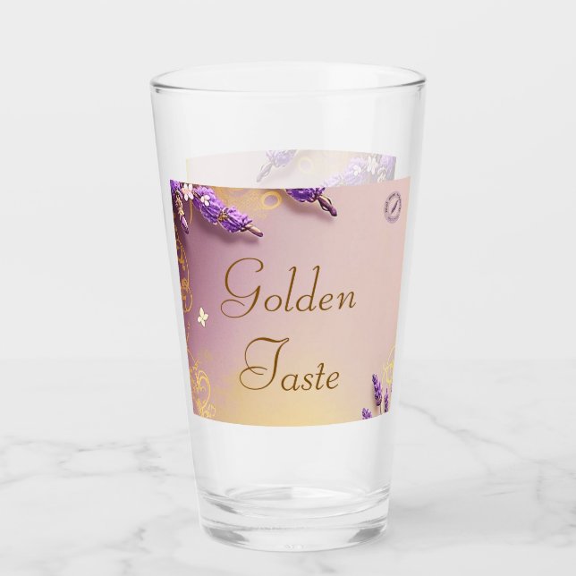 Copo De Pint Golden Taste Glass Schmidt Stationery (Frente)