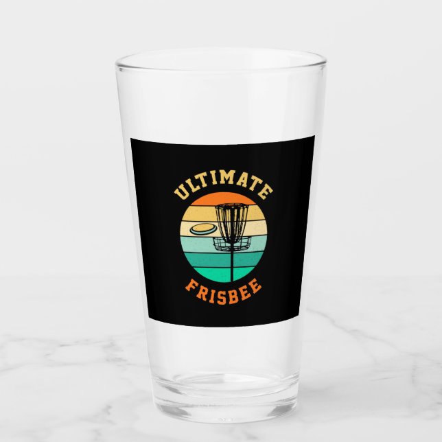 Copo De Pint Golfe de Disco Ultimate Frisbee (Frente)