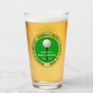 Copo De Pint Golfe Engraçado Golfe Ball Teer Beer