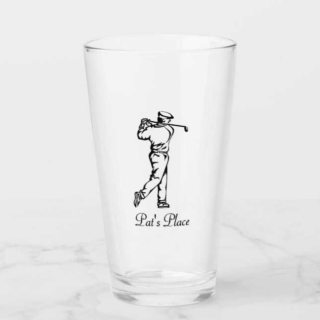 Copo De Pint Golfe Personalizado (Frente)