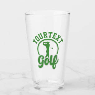 Copo De Pint Golfe Personalizado ADICIONAR NOME Retro Pro Golfi